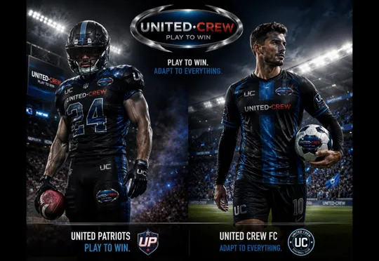 United Crew patent an app web design and seo for adaptive sportswear performance apparel brand